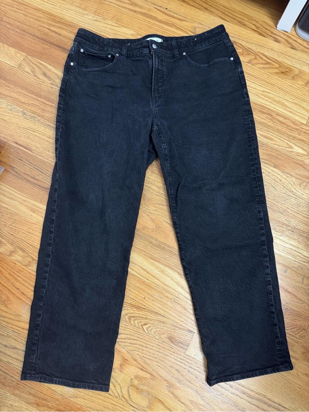 Madewell Men's Black Relaxed Jeans